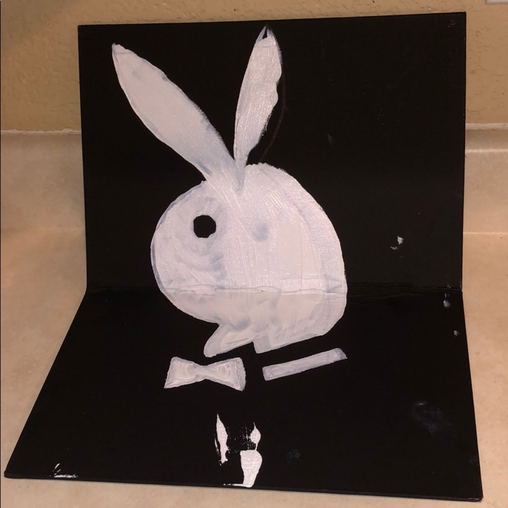 3D painting playboy bunny